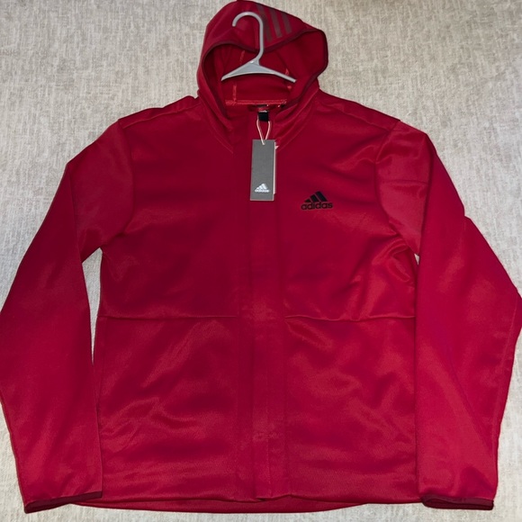 adidas Men's Team Issue Full-Zip Hooded Sweatshirt - Picture 1 of 4